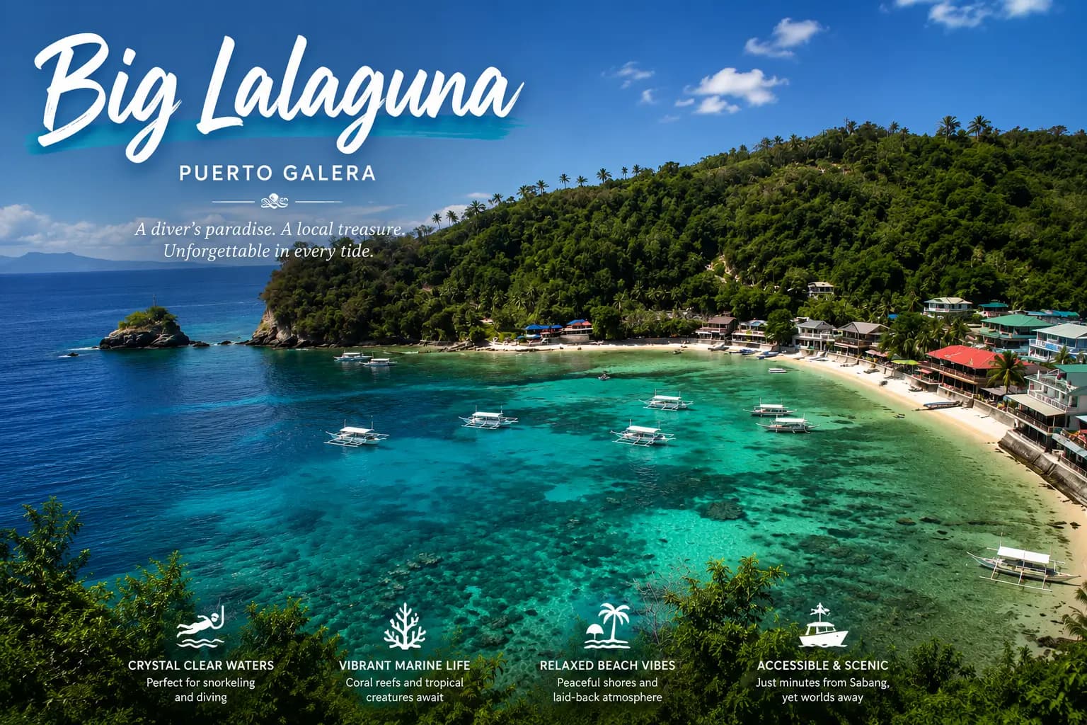 Big La Laguna Beach, Puerto Galera: The Best Swimming & Snorkelling Cove