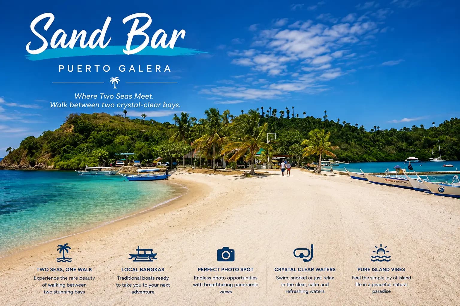 The Sandbar & Paniquian Island, Puerto Galera: Walk It Before the Tide