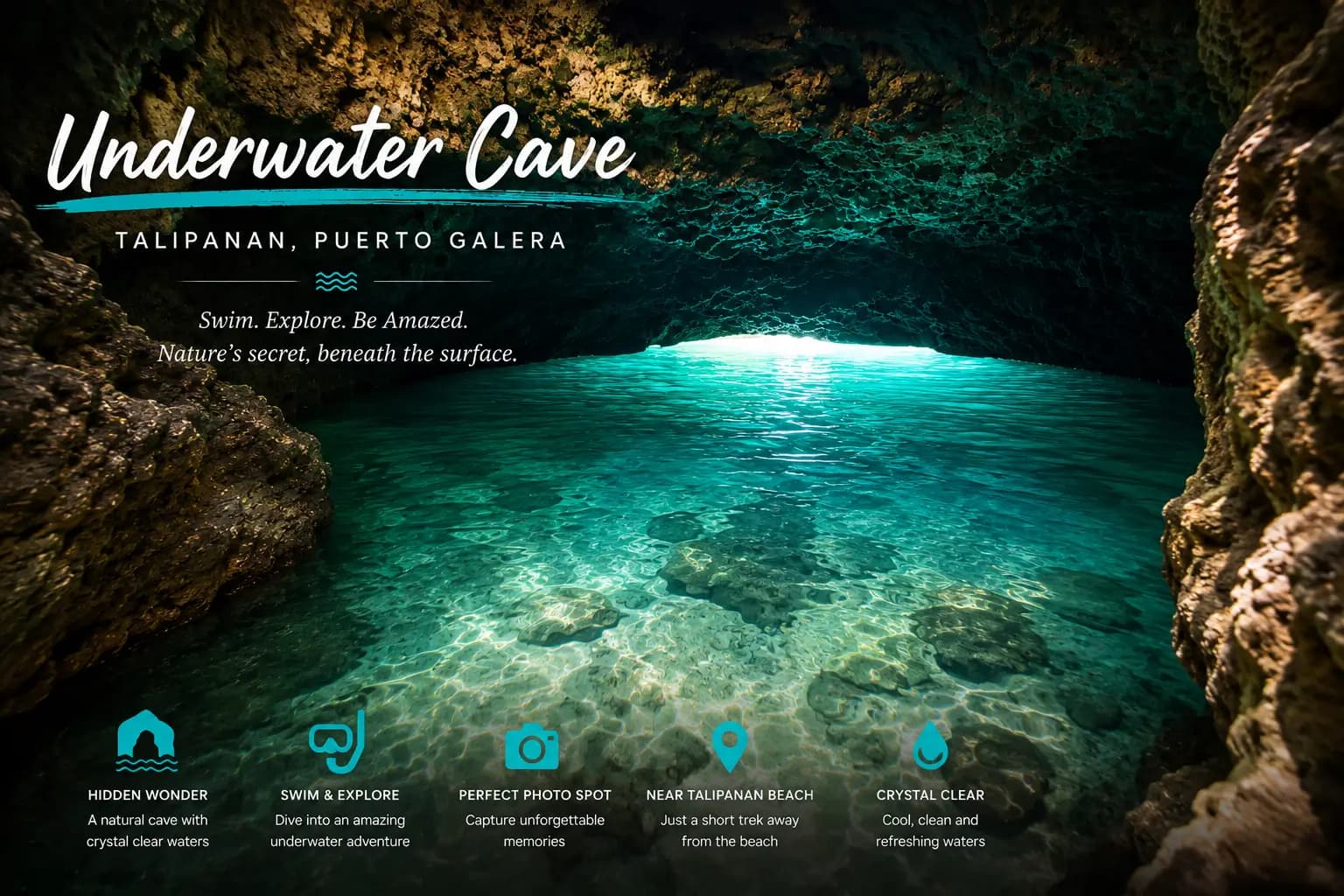 The Underwater Cave, Puerto Galera: A Swim, Not a Dive